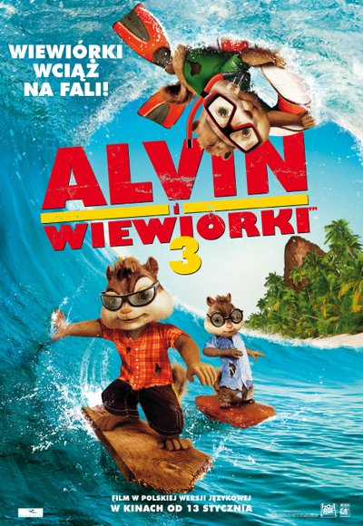 plakat Alvin i wiewiórki 3 cały film